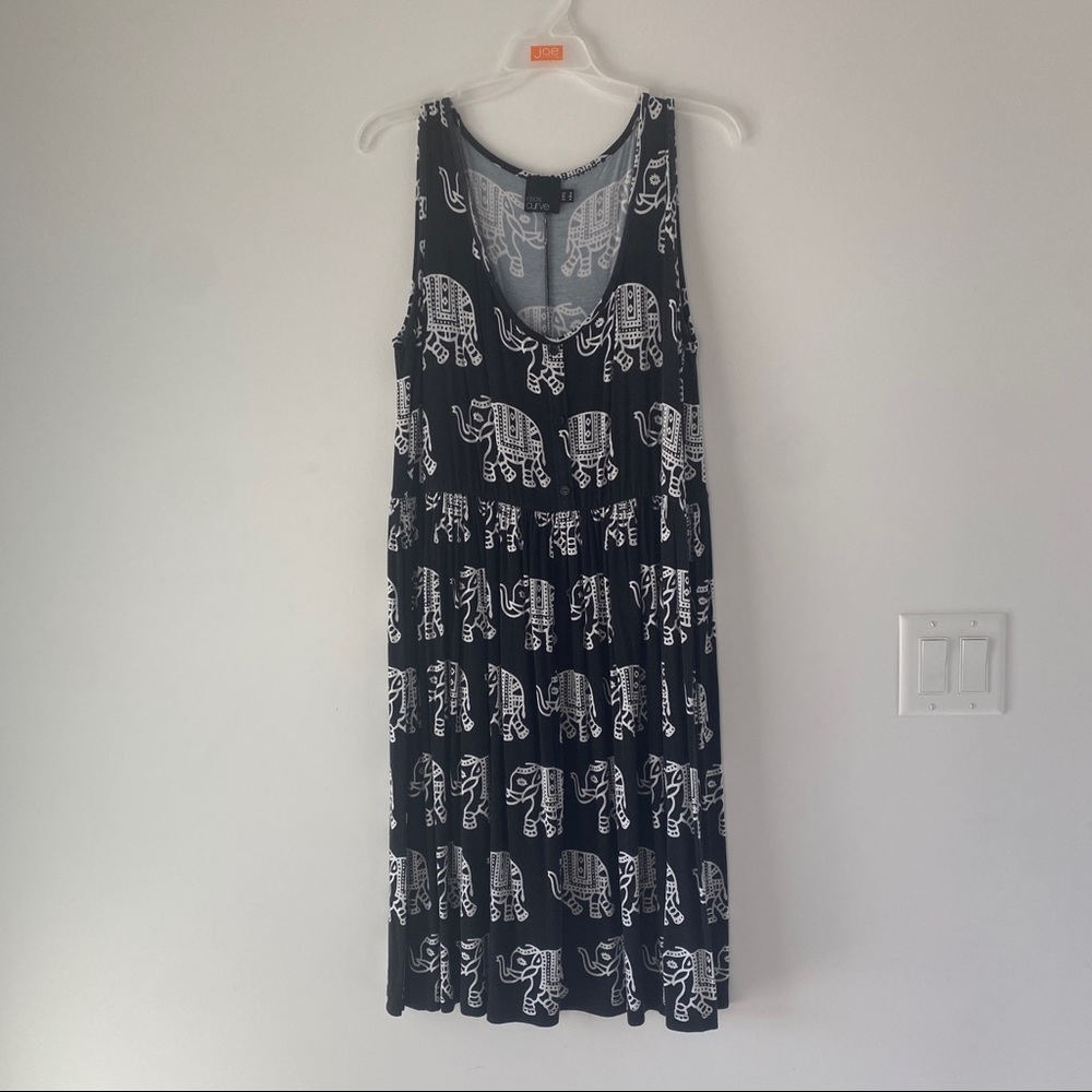 Elephant Patterned Dress